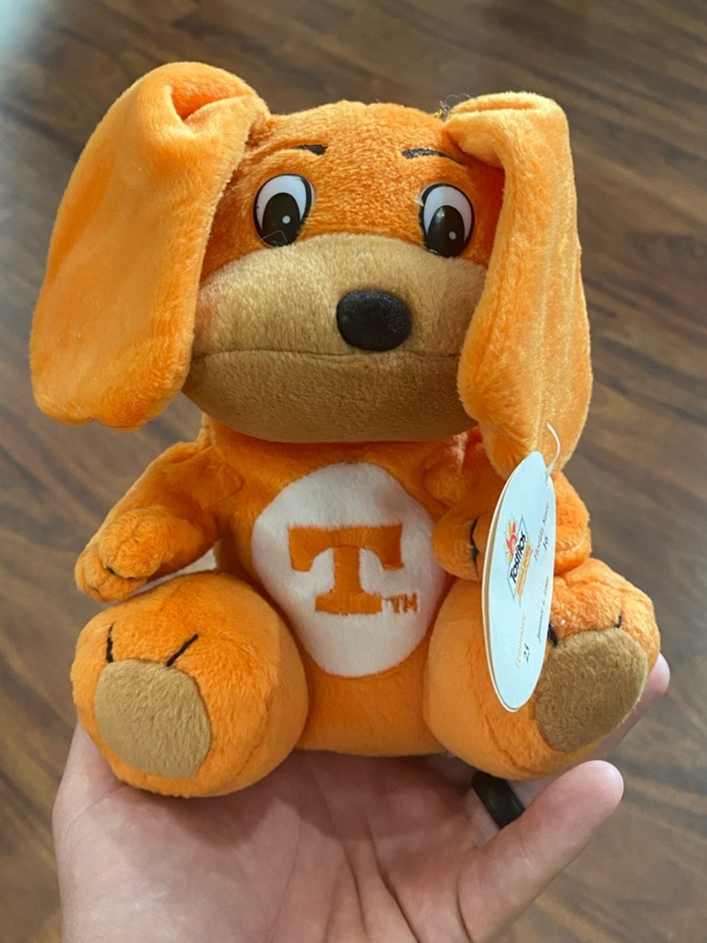 NWT TOSTITOS FIESTA BOWL 1998 Bean Bag Team Mascot Tennessee Volunteers Champion